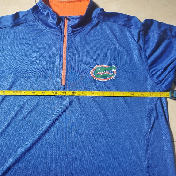 Men's UF Gators Quarterzip Sweater BNWT Lightweigh - Picture 5 of 7